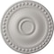Ekena Millwork Foster Ceiling Medallion (Fits Canopies up to 5 5/8"), Hnd-Painted Ultra Pure White, 19 1/8"OD x 1"P CM19FOUWF - alternate 1